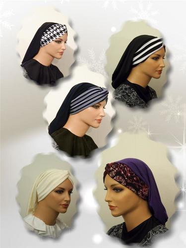 Knotted Headband Snood PDF Sewing Pattern - KosherPatterns