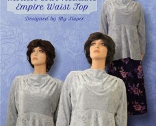 Cowl Neckline Empire Waist Top