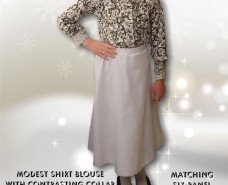 Model Blouse & Skirt Combo