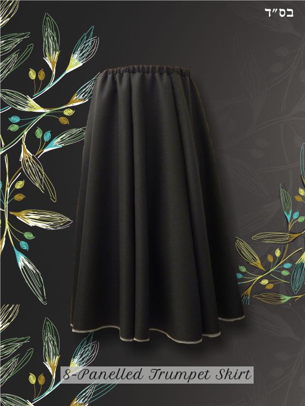 8-panelled Trumpet Skirt