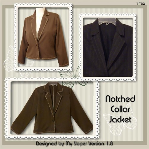 Two-piece Notched Collar Jacket