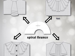 The Versatile Half Spiral Flounce