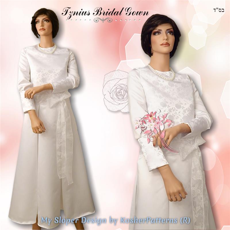tznius mother of the bride dresses