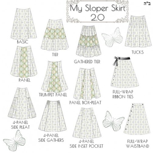 gathered flared skirt pattern