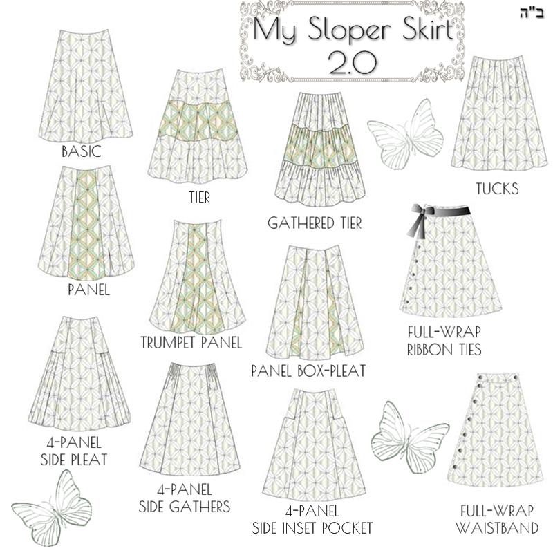 4 panel shop a-line skirt pattern