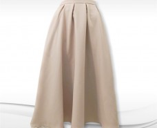 A-line Skirt with Tucks