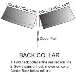 Add hooks-and-eyes to roll collar