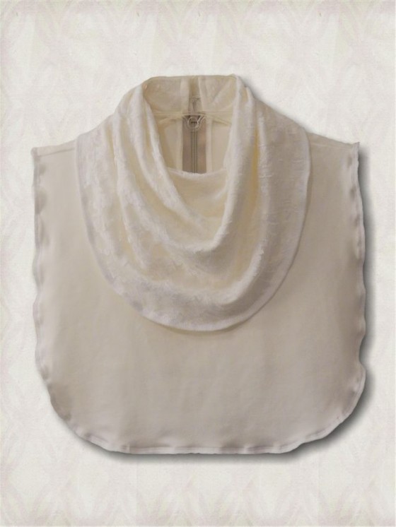 Laced Cowl Collar Dickey