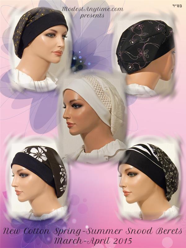 March 2015 Snood Berets