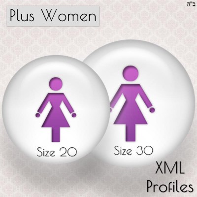 Size Charts for Plus Women Size 20-30