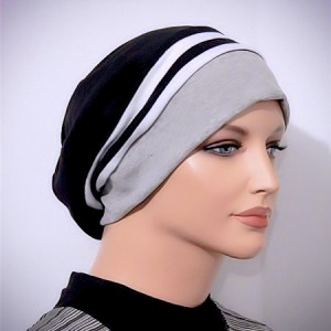 Two-Band Snood Beret