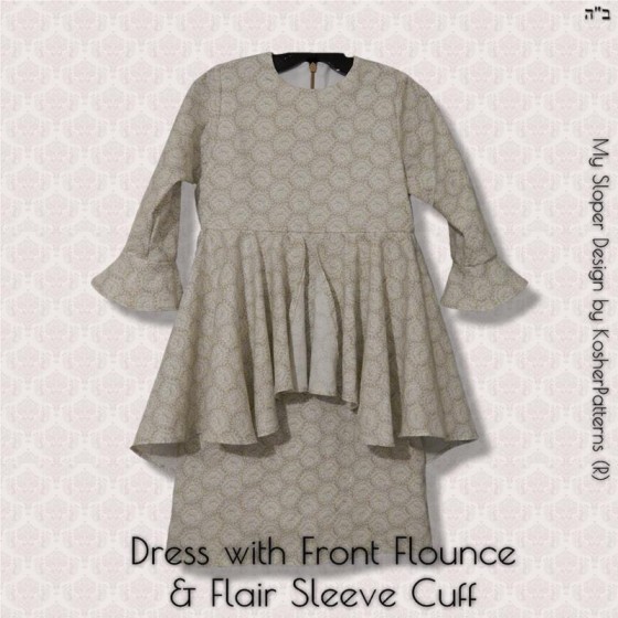 Front Flounce A-line Baby Dress