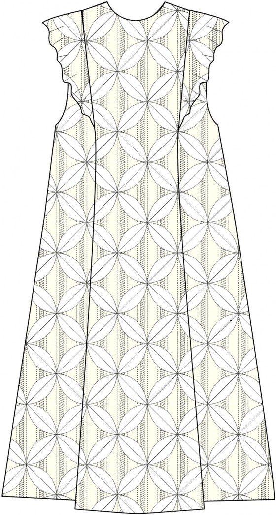 Panel A-line Dress Style C