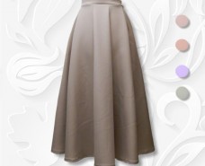 10-Panel Fitted Aline Skirt