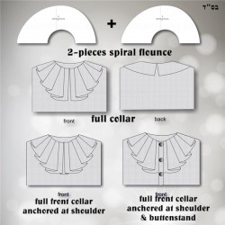 Design Spiral Flounce & Jabot in Garments