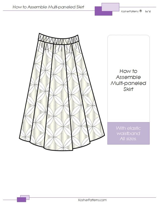Paneled Skirt Pattern, Paneled Skirt Tutorial, Sewing Skirts | vlr.eng.br
